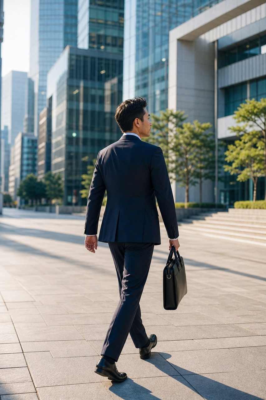 GLP-1医療ダイエットで体型管理に成功したビジネスマンのイメージ｜1級FP視点でメリットを整理