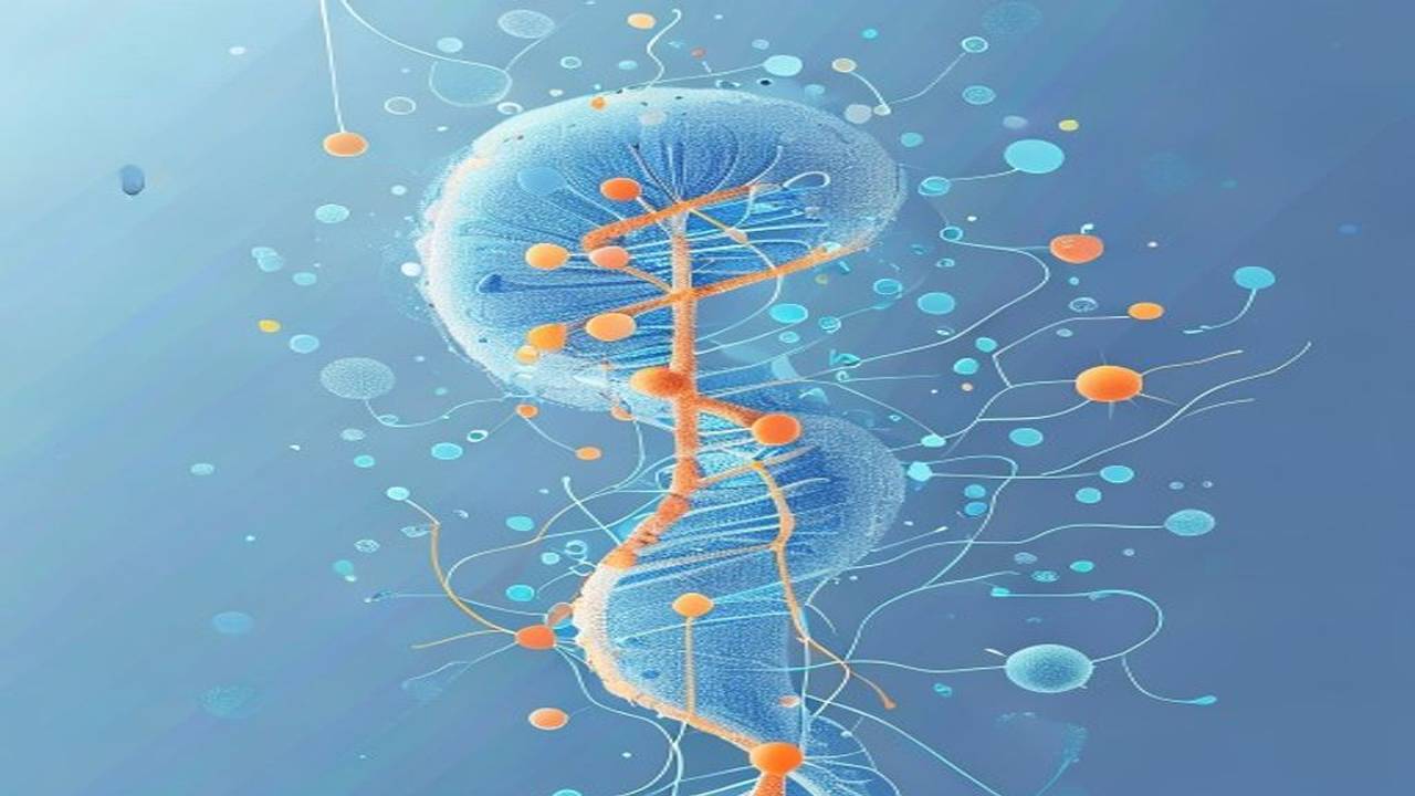 AGA進行のメカニズム｜DHTと男性ホルモンの作用を示す医学的イメージ