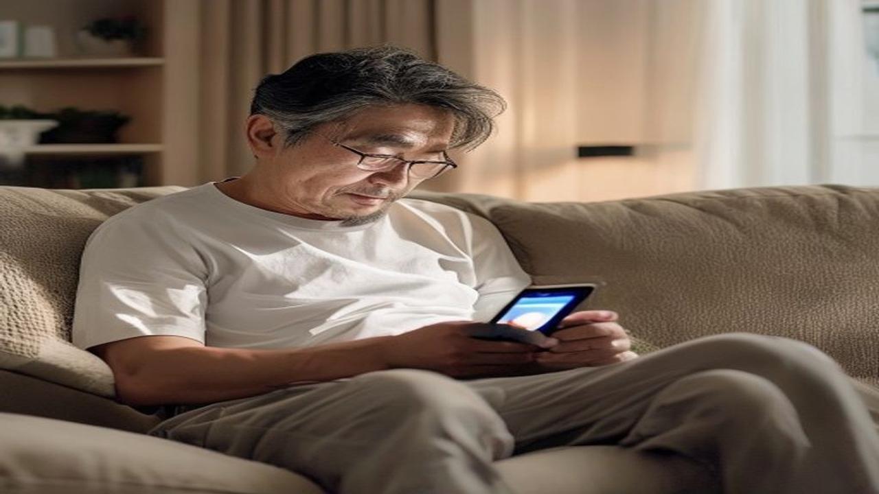 AGAオンライン診療をスマートフォンで受診する40代男性｜2年目本格化